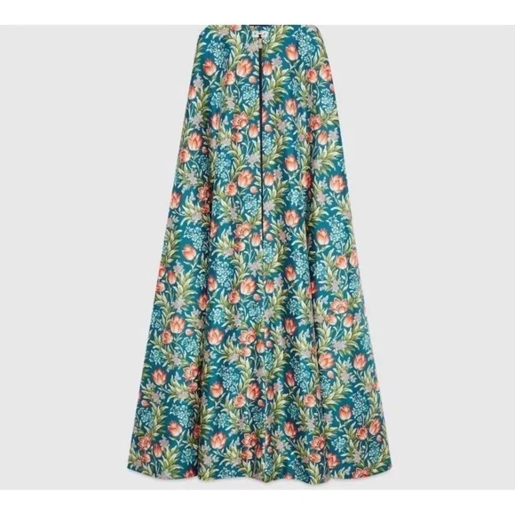 Gucci Floral Silk Cape Nojum collection Long Jacket Stunning NWT- Fits M- L 46IT - Picture 2 of 6